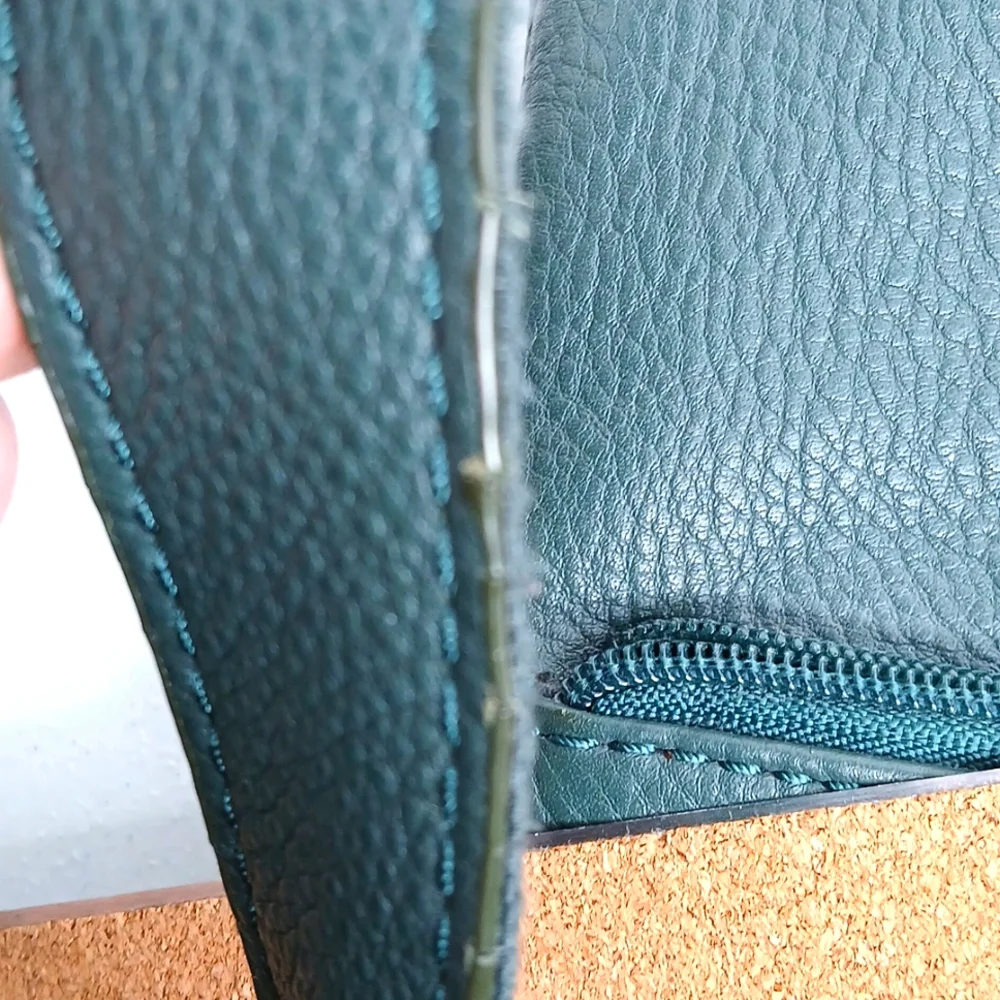 Fossil - Morgan Traveler - Forest Green Pebble Leather Crossbody Bag